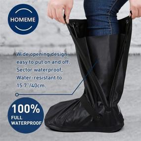 img 1 attached to Rain Boot Covers Waterproof Women