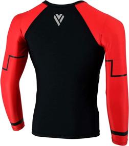 img 2 attached to Max5 BJJ Jiu Jitsu Rash Guard: Ultimate Long Sleeve MMA & Wrestling Compression Shirt