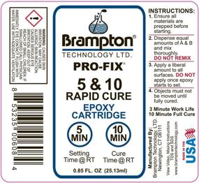 img 1 attached to 🏌️ Brampton Technology PRO-FIX 5&10 Rapid Cure Epoxy - The Ultimate Solution for Golf Club Repair