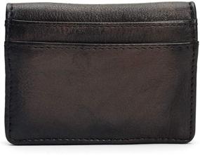 img 1 attached to Frye Men's Murray Card Carbon Leather Wallet