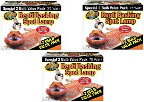 img 1 attached to 🔆 Zoo Med Reptile Basking Spot Lamp 75W - 6 Bulbs Total (3 Packs, 2 Bulbs per Pack)