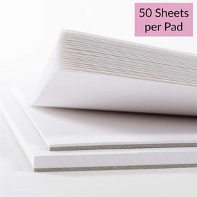 img 1 attached to Marker Paper Sketchbook: 9x12 inch, 50 Sheets Per Pad, Acid-Free White Paper, Pack of 2 - Ideal for Vibrant Sketching and Drawing Projects