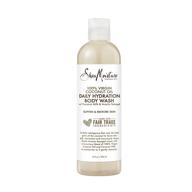 shea moisture coconut oil bubble bath & body wash - 13 fluid ounce - daily hydration, 100% virgin coconut oil logo
