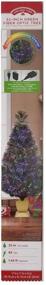 img 2 attached to 🎄 32-Inch Green Fiber Optic Christmas Tree by Holiday Time