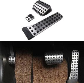 img 4 attached to 🚗 Etopmia Non-Drill Fuel Brake Foot Pedals Designed for Mercedes Benz C/E/S/GLK/SLK/CLS/Sl Class