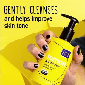 img 2 attached to 🍋 Clean & Clear Brightening Gel Facial Cleanser: Vitamin C & Lemon Extract + Oil-Free Daily Cleansing Face Wash