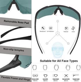 img 2 attached to VILISUN Sunglasses Polarized Interchangeable Windproof