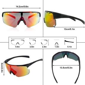 img 3 attached to VILISUN Sunglasses Polarized Interchangeable Windproof