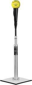 img 2 attached to 🏏 ATEC T3 Professional Batting Tee, Adjustable Height Black/Silver, 23-43 inches