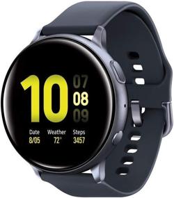 img 3 attached to 🔍 Enhanced Sleep Tracking Analysis, Auto Workout Tracking, and Pace Coaching: Samsung Galaxy Watch Active2 (40mm), Aqua Black - US Version with Warranty (Renewed)