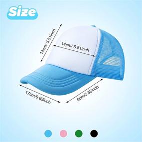 img 3 attached to Sublimation Trucker Adjustable Snapback Baseball