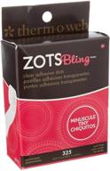 🌟 thermoweb zots clear adhesive dots: get your craft on with bling tiny 1/8" 325/pkg logo