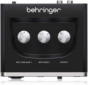img 4 attached to BEHRINGER UM2 Audio Interface with XLR/TRS, 1/4", USB, and RCA – Black, 1-Channel