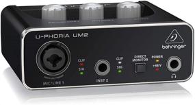 img 1 attached to BEHRINGER UM2 Audio Interface with XLR/TRS, 1/4", USB, and RCA – Black, 1-Channel