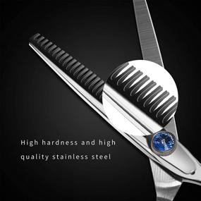 img 3 attached to 💇 AKNOCA Professional Haircut Scissors for Women, Men, Kids, and Dogs – Hair Cutting & Thinning Shears, Texturizing Scissors – Stainless Steel Salon Styling Tools with 6.5" Razor Edge