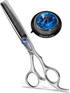 💇 aknoca professional haircut scissors for women, men, kids, and dogs – hair cutting & thinning shears, texturizing scissors – stainless steel salon styling tools with 6.5" razor edge logo