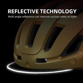 img 1 attached to BATFOX Bike Helmets with Rear Rechargeable LED Safety Light, Polymer 🚲 Anti-Scratch Paint-Coat, Sun Visor, and Optional Face/Eye Shield Goggles for Men and Women