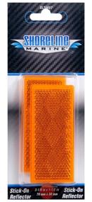 img 1 attached to 🟡 Amber Self-Adhesive Rectangle Reflector