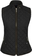 kogmo womens quilted lightweight s 3x s black women's clothing for coats, jackets & vests logo