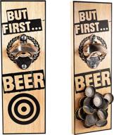 🍺 bottleop wall mount with magnetic cap catcher: a funny twist for beer lovers! логотип