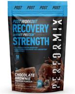 протеиновый порошок performix iowhey - 18 порций, 22 г белка - вкус шоколадного брауни - быстрое усвоение и послетренировочное применение, низкое содержание углеводов, без сахара - упаковка 1.15 фунтов логотип