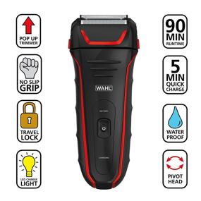 img 3 attached to 🪒 Wahl Clean & Close Electric Shaver: Rechargeable, Wet/Dry, Waterproof, Cordless Men's Grooming & Beard Trimming Razor – Model 7064