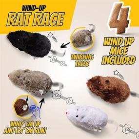img 3 attached to Wind Fake Toy Mouse Mechanical: A Whimsical Wind-Up Plaything for Cats