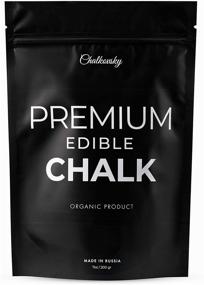 img 3 attached to 🍫 Chalkovsky Premium Edible Chalk - Natural Chalk for Eating - Healthy Belgorod Chalk Chunks - Russian Organic Chalk for Stronger Bones - Additive-Free, Impurity-Free - 7oz White (200g)