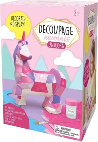 img 3 attached to Bright Stripes Decoupage Animals Unicorn