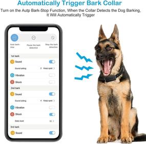 img 1 attached to Enhance Dog Training with Dr.Trainer 2-in-1 Rechargeable Shock Collar - Sound, Shock & Vibration Modes, Long Range Remote, Waterproof, Ideal for 8-130lbs Dogs!