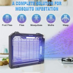img 3 attached to 🦟 2021 Newest Electric Mosquito Killers Mosquito Lamp with UV LED Light, Powerful 2000V Bug Zapper Insect Pest Control Trap Catcher Indoor - Noiseless, No Radiation