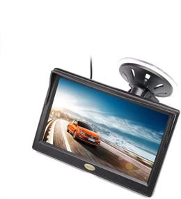 img 2 attached to 👁️ RAAYOO S5-001 5 inch High Definition TFT LCD Backup Camera Monitor with 2 Optional Brackets, 2 Way Video Input, 12V/24V (5 inch-01)