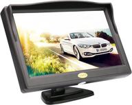 👁️ raayoo s5-001 5 inch high definition tft lcd backup camera monitor with 2 optional brackets, 2 way video input, 12v/24v (5 inch-01) logo