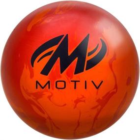 img 2 attached to Optimized Search: 14lb 🎳 Orange Motiv Venom Recoil Bowling Ball