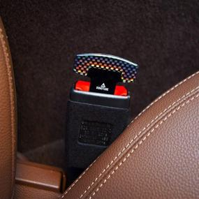img 2 attached to 🚗 "Dimopoulos 2 Pack Seat Belt Clips – Автомобильный универсальный клип для безопасности ремня автомобиля