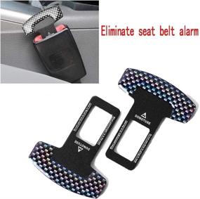 img 1 attached to 🚗 Dimopoulos 2 Pack Seat Belt Clips – Automotive Universal Buckle for Car Belt Safety
