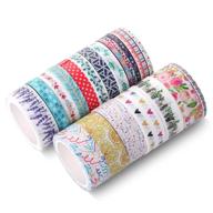 🌸 mr. pen washi tape set: 21 pcs of floral decorative tape for bullet journaling, bible journaling, and crafts logo