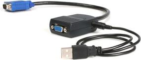 img 3 attached to 🖥️ Видеоразветвитель StarTech.com VGA - с питанием через USB - разрешение до 2048x1536 - двойной порт для разделения VGA монитора (ST122LE) черного цвета