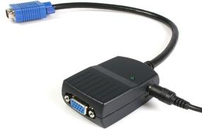 img 2 attached to 🖥️ StarTech.com VGA Video Splitter - USB Powered - Up to 2048x1536 Resolution - Dual Port VGA Monitor Splitter (ST122LE) Black