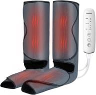 🦶 renpho leg compression massager with heat - foot &amp; calf massage, 3 modes, 3 intensities, 2 heating levels - enhances circulation and relieves leg pain - perfect holiday gifts for parents - xmas special logo