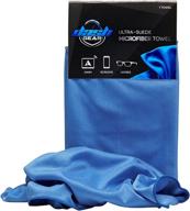 🔵 салфетка cleantools dash gear microfiber, голубая, 12x12, упаковка из 24шт логотип