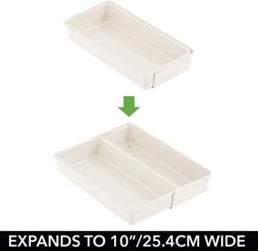 img 2 attached to MDesign Adjustable Expandable Plastic Organizer Storage & Organization in Kitchen Storage & Organization