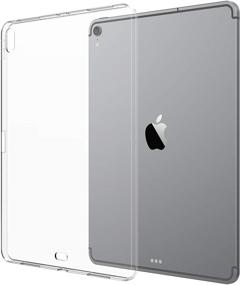 img 4 attached to 📱 Clearview iPad Pro 12.9 Case 2018 - Slim & Lightweight TPU Back Cover (Clear) | Apple Pencil Charging Support