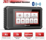 🚗 mucar scanner vo6 car diagnostic scan tool for all cars, 2021 newest obd2 scanner bluetooth, 28+ special service, oe-level all systems diagnostic, immo/oil/epb/bms/sas/tpms/bcm/abs bleeding, lifetime free logo