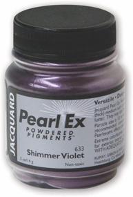 img 1 attached to 💜 Pearl-Ex Pigment: Shimmer Violet - Enhance Your Creations with Metallic or Pearlescent Effect - 0.5 oz Jar by Jacquard