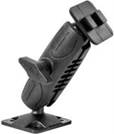 📱 arkon heavy-duty 4-hole amps dual t pattern smartphone and tablet mounting pedestal for car or wall logo