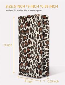 img 3 attached to 🐆 Zreal Waitress Leopard Magnetic Organizer: Efficient Storage Solution for Hospitality Professionals