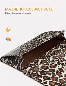 img 1 attached to 🐆 Zreal Waitress Leopard Magnetic Organizer: Efficient Storage Solution for Hospitality Professionals