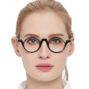 img 4 attached to 👓 OCCI CHIARI Round Readers for Women, Cute Reading Glasses, Available in Various Strengths: 1.0, 1.25, 1.5, 1.75, 2.0, 2.5, 3.0, 4.0, 5.0, 6.0