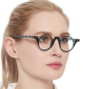 img 3 attached to 👓 OCCI CHIARI Round Readers for Women, Cute Reading Glasses, Available in Various Strengths: 1.0, 1.25, 1.5, 1.75, 2.0, 2.5, 3.0, 4.0, 5.0, 6.0